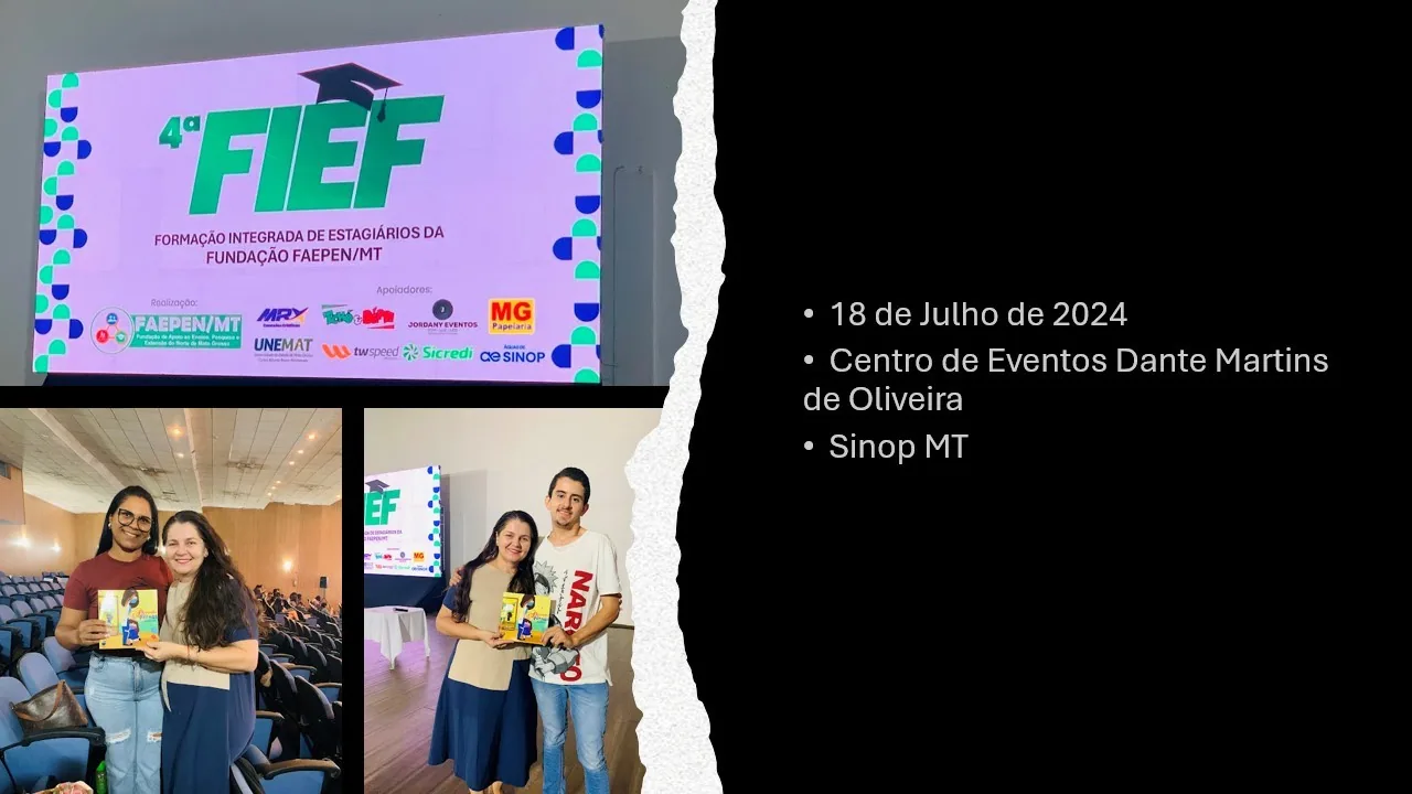 Apresenta&ccedil;&atilde;o do Livro no 4&deg; FIEF