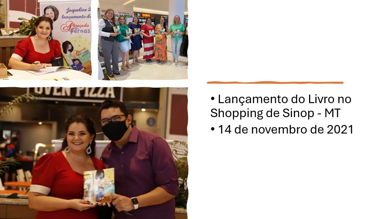 Lan&ccedil;amento do livro Abra&ccedil;ada pelas Pernas 